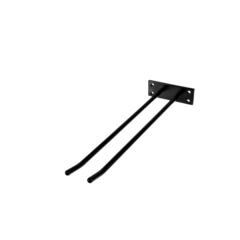 HDL130BW Glashängare Vägg Svart 3 glas