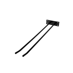 HDL140BW Glashängare Vägg Svart 4 glas