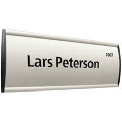 6702230 Namnskylt Konvex 210x52 mm