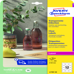 ANL06 Clear Round Label