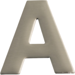 HAB03 Bokstav Rostfritt 50mm