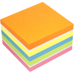 565453 Notisar Mixade färger 75x75mm