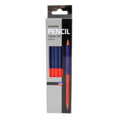 421073 Dokumentpenna Röd/Blå (12)