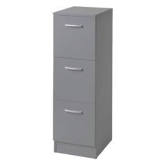 VR04G Viking Recycling Källsorteringsskåp Balder - Grå