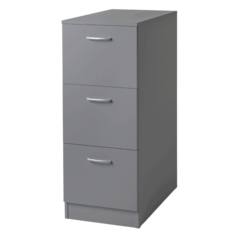 VR05G Viking Recycling Källsorteringsskåp Tor - Grå