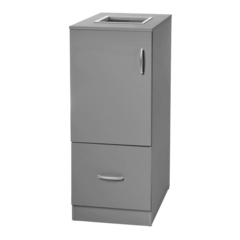 VR06G Viking Recycling Källsorteringsskåp Idun - Grå