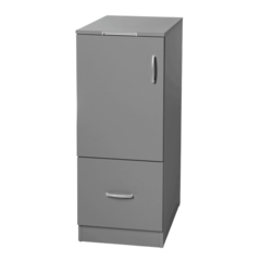 VR07G Viking Recycling Källsorteringsskåp Brage - Grå