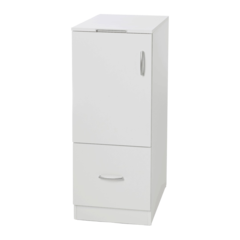 VR07W Viking Recycling Källsorteringsskåp Brage - Vit