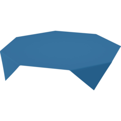 119222129 SNIPPDUK DUNICEL M.BLÅ 84X84CM