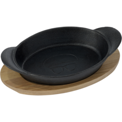 H200369 Fat/Tallrik Gjutjärn 21x15cm