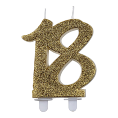 HIS42 Tårtljus Glitter