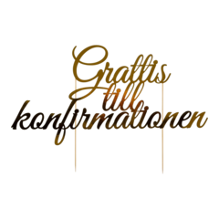 HIS70667 Tårtdekoration Konfirmation