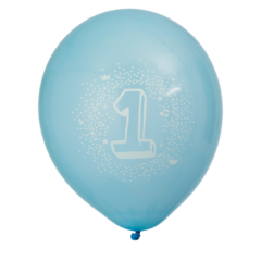 HIS64666 Ballong 12" 1-Årsdag Blå