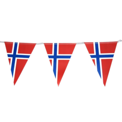 HIS73713 Banderoll Flagg Norge 3.6m