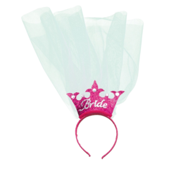 HIS90751 Bride To Be Pink Headband