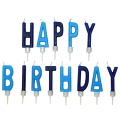 HIS28 Tårtljus Happy Bday