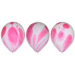 HIS64596 Ballong 12" Marmor Rosa