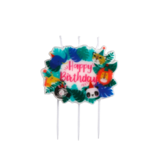 HIS78939 Tårtljus Vilda Djur