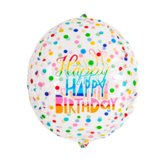 HIS64343 Folieballong Happy Bday