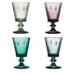 HDL611096S4 Abeille Wine Glass in Assorted Colors