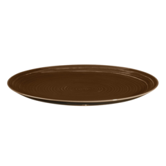SE001765004 Brown Terra Flat Plate 27.5cm