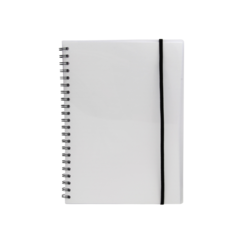 421064 A4 Clear Polypropylene Notebook