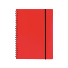 421065 A4 Notebook PP Cover Red