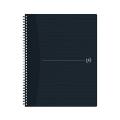 400150006 Kollegieblock Oxford Rutat Svart A4+