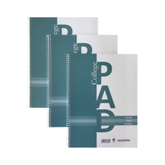 5334500103ER A4 Lined Notepad 3-Pack