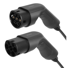 DELEV1207 Laddkabel Elbil Typ2 16A 7m
