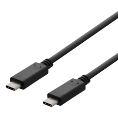 DELUSBC2002 Kabell USB-C till USB-C Deltaco 2m
