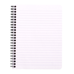 193461C Anteckningsbok Wire White A5+