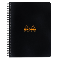 193429C Anteckningsbok Wire Black A5+