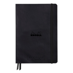 194440C Anteckningsbok Rhodia Med bokmärkesband Svart A5