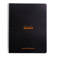 193039C Anteckningsbok Wire Black A4+