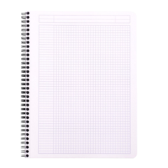 193001C Anteckningsbok Wire White A4+