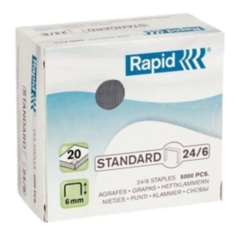 24859800 Häftklammer Standard 24/6 Galvaniserade