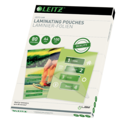 33818 Laminat Lågvärme A4 80 Mic (10