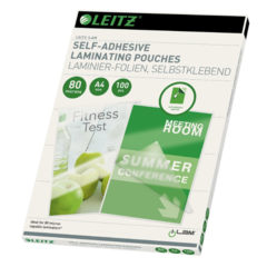 33872 Laminat Lågv.Själv.Häft.A4.80M