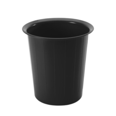 21400200 Papperskorg 14L Rund Svart