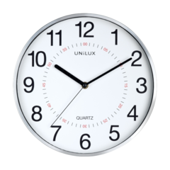 400094280 Väggur Aria Metal Grey