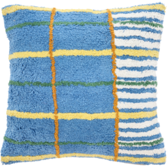 VC29216 Kudde Styles Blå/Gul 45x45cm