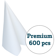 122000-1 Servett Airlaid Vit 40x40cm