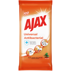 5058 Rengøringsservietter Ajax Wipes Universal Multisurface 100-p