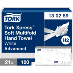 157130289 Tork Xpress Advanced Z-Fold Paper Towels 2-Ply H2