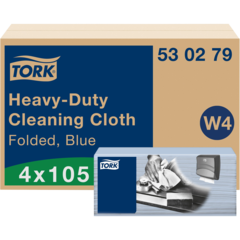 157530279 Rengöringsduk Kraftig Tork W4 Blå