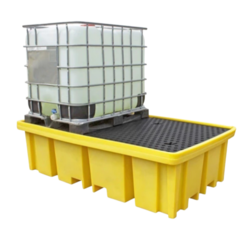 INDBB2FW Spillpall 2xIBC 4Way 1150L