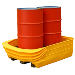 INDPALCON2 Uppsamlingskär För 2x205L