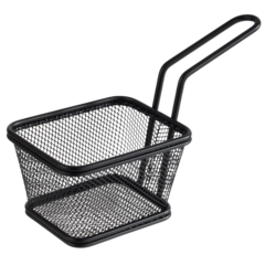 PA40626 APS Snack Holder Serving Basket - Black