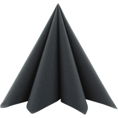 1220090 Serviett Airlaid sort 40x40cm